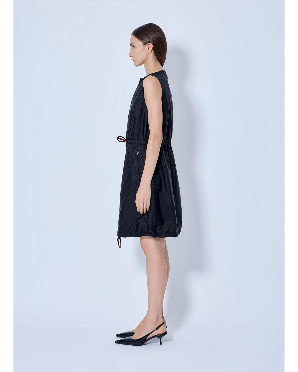 Prada Blue Re-Nylon Mini Dress