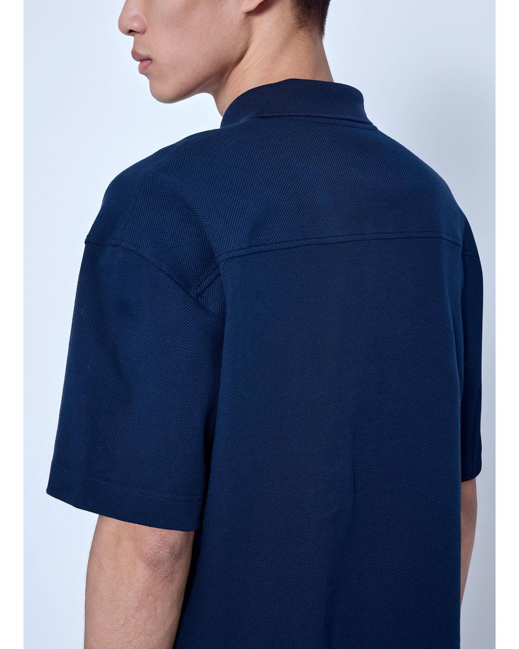 Saint Laurent Blue Cassandre Polo for men