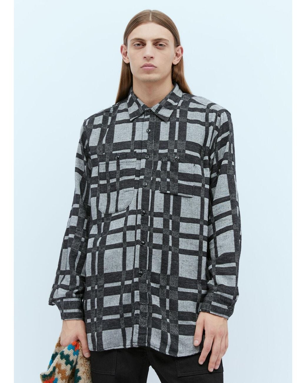 Engeneere Engineered Garments Check Work Shirt in Blue for Men | Lyst