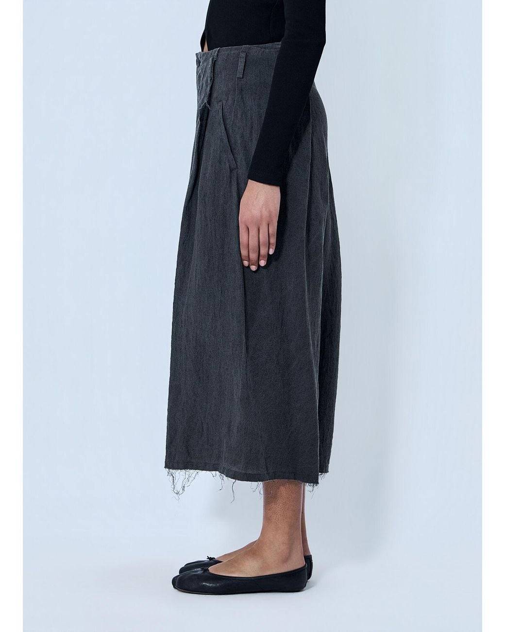 Limi Feu Blue Tuck Wide Pants