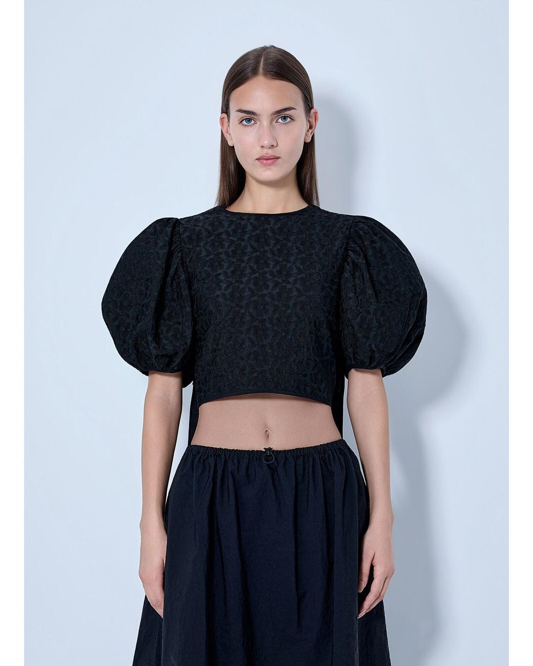 CECILIE BAHNSEN Blue Faris Top