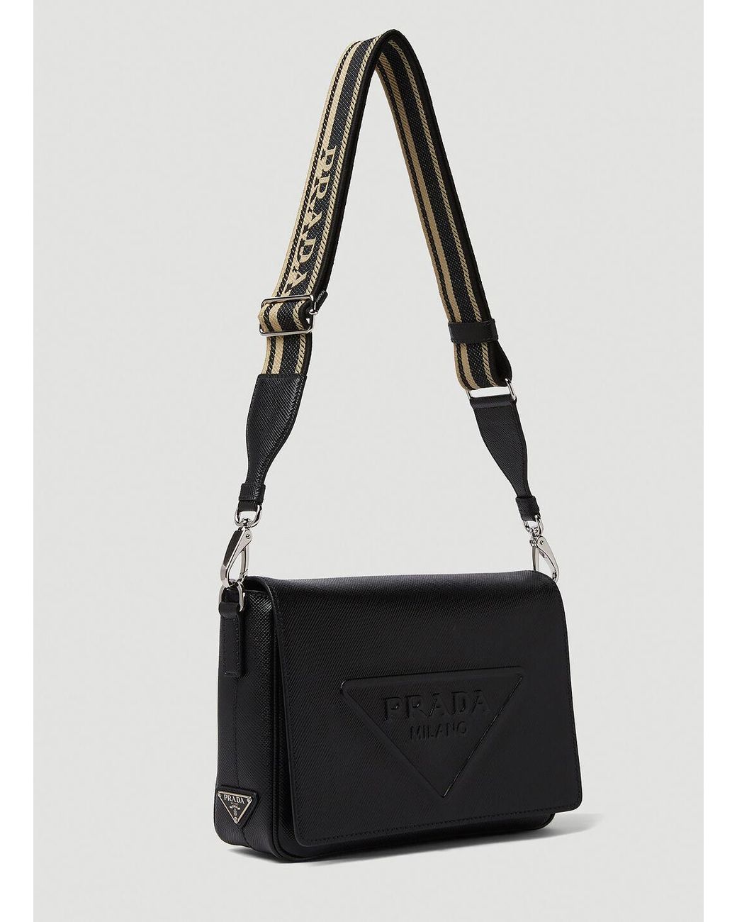 Prada Saffiano-leather Crossbody Bag