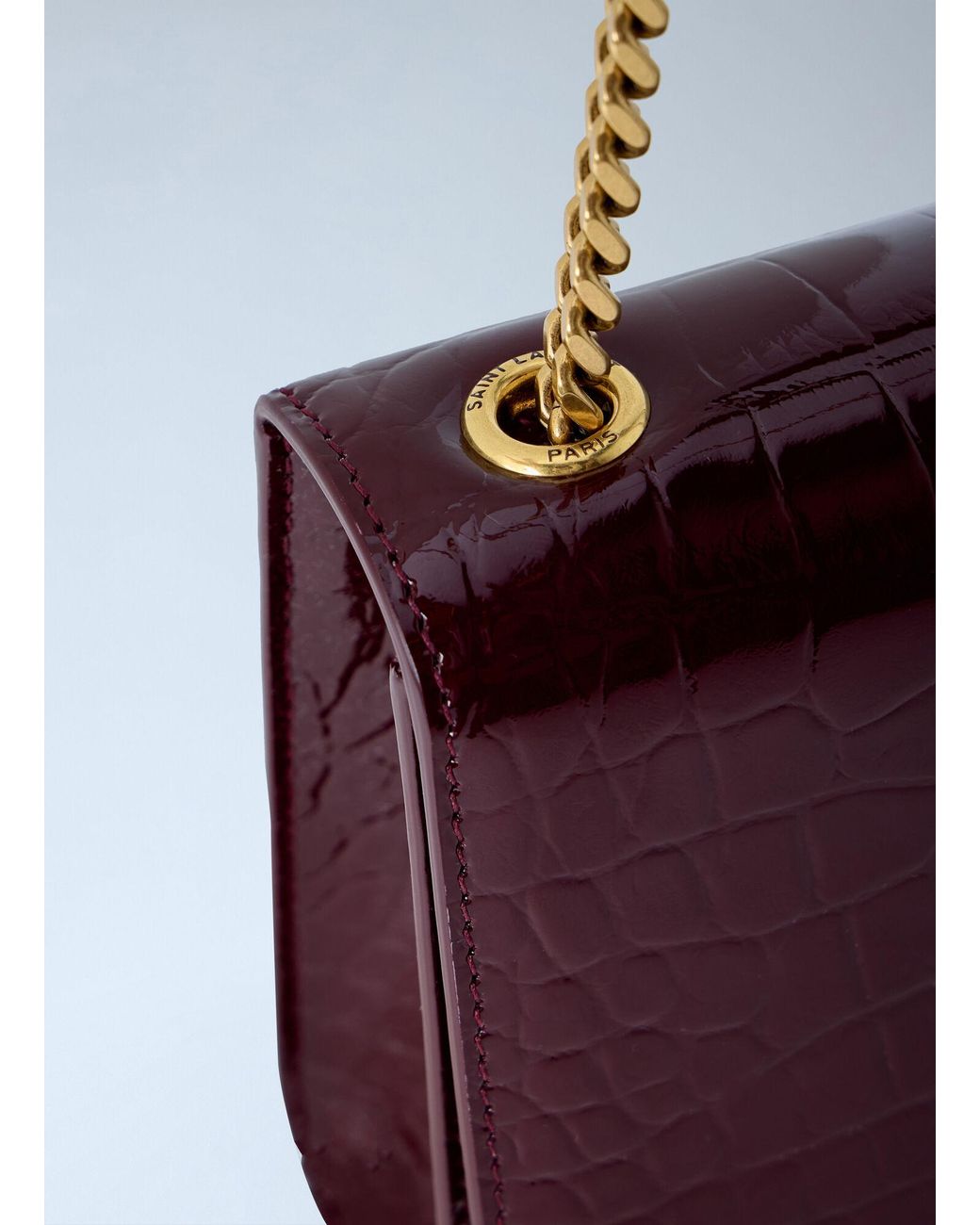 Saint Laurent White New Kate Small Shoulder Bag