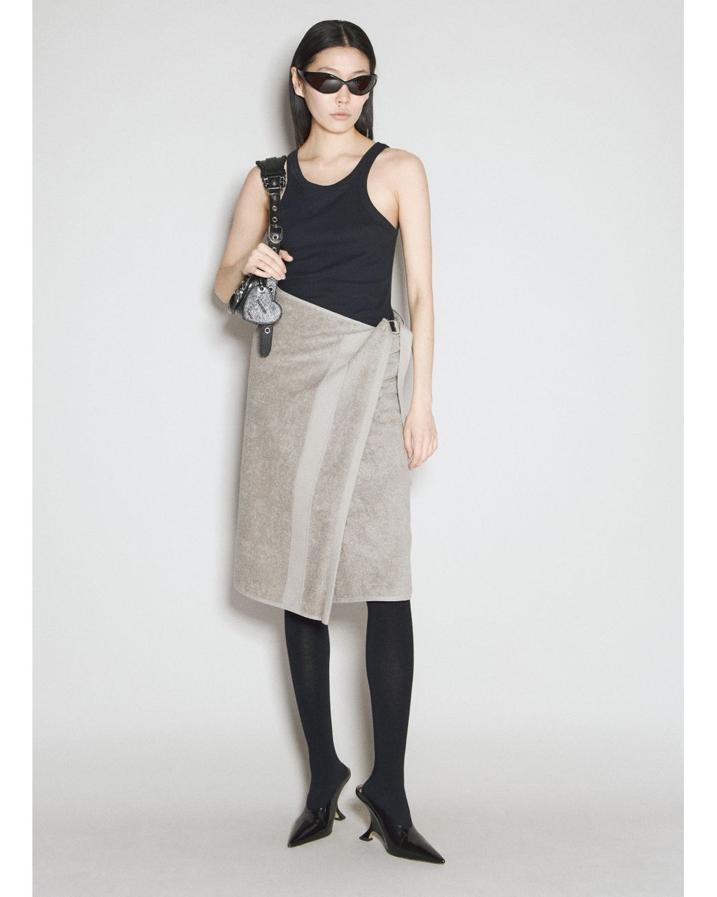 ［大人気！］BALENCIAGA COTTON MIDI SKIRT 814357TBP011000 Balenciaga floral-print Pleated Midi Skirt | Blue | FARFETCH