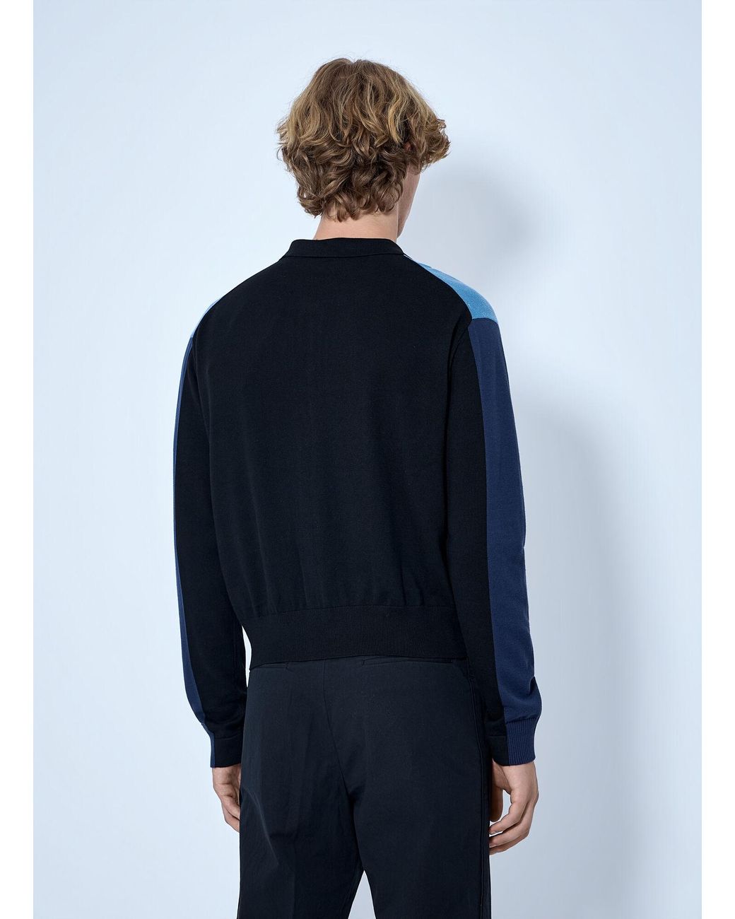 Kiko Kostadinov Blue Munno Knit Cardigan for men