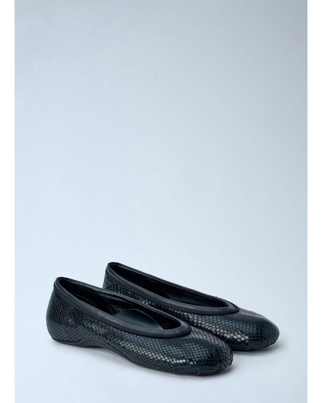 Dries Van Noten Black Mesh Ballet Flats