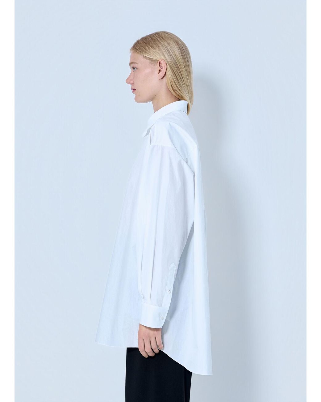 The Row White Luka Cotton Shirt