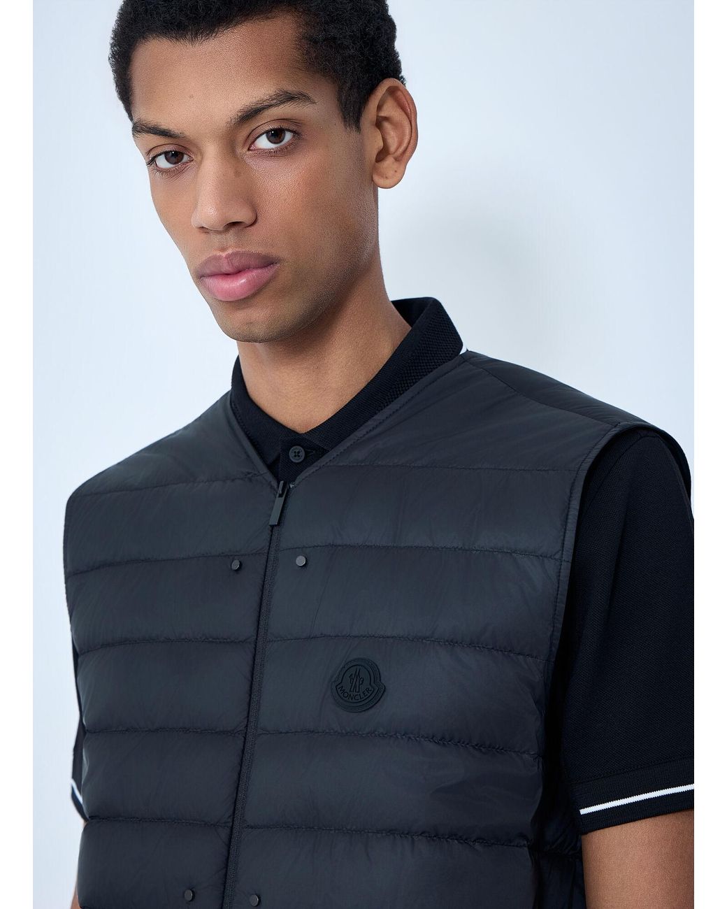 Moncler Blue Marana 3-In- Hooded Short Down Jacket for men