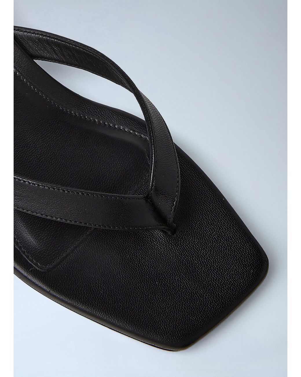 Totême White Flip Flop Kitten Heels