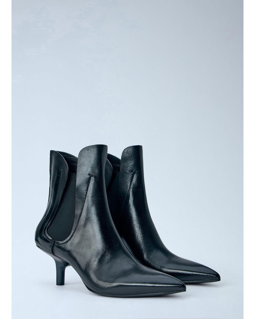 CAPASA MILANO Blue Dorothy Point Boots