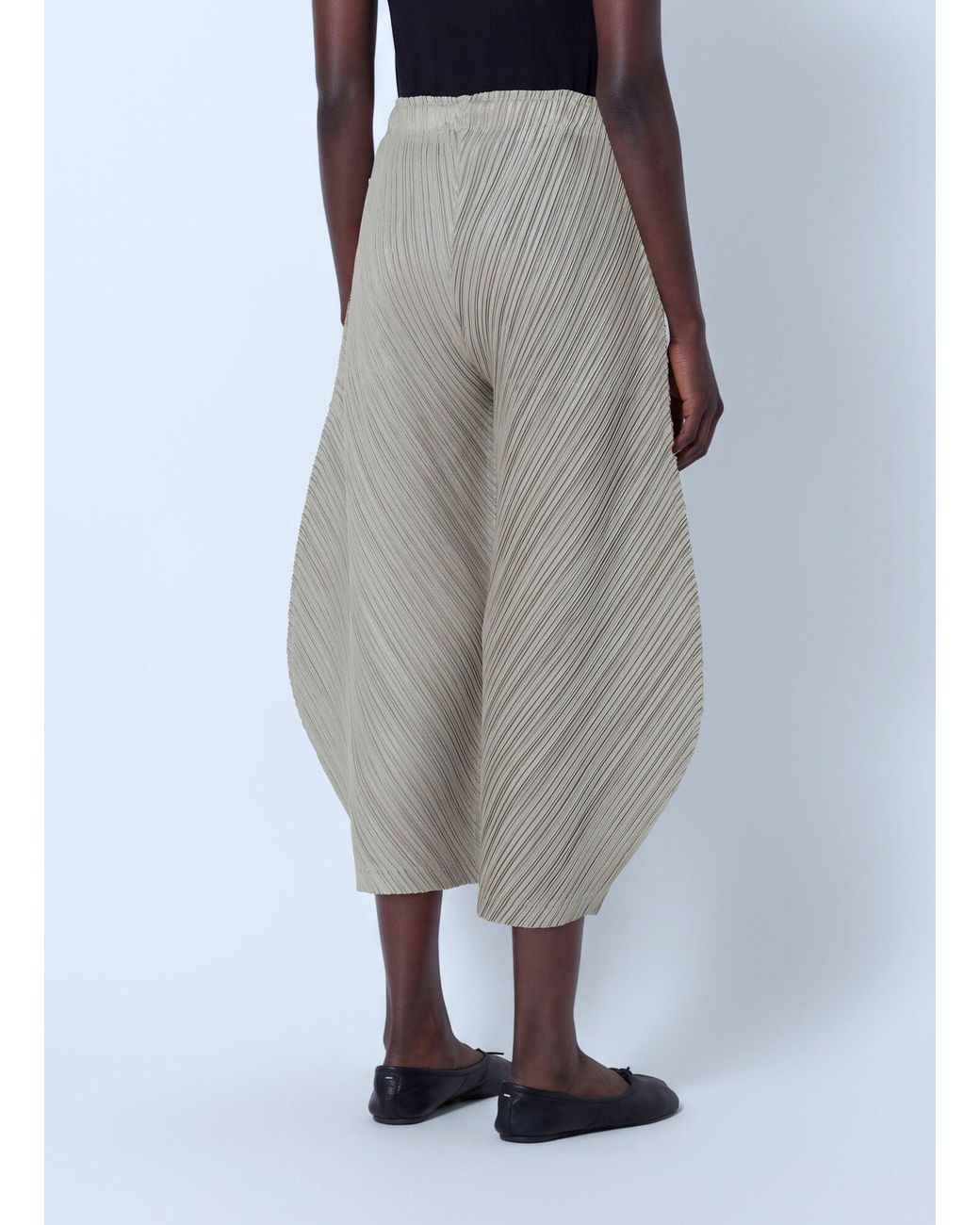 Pleats Please Issey Miyake Natural Thicker Bottoms 1 Trousers