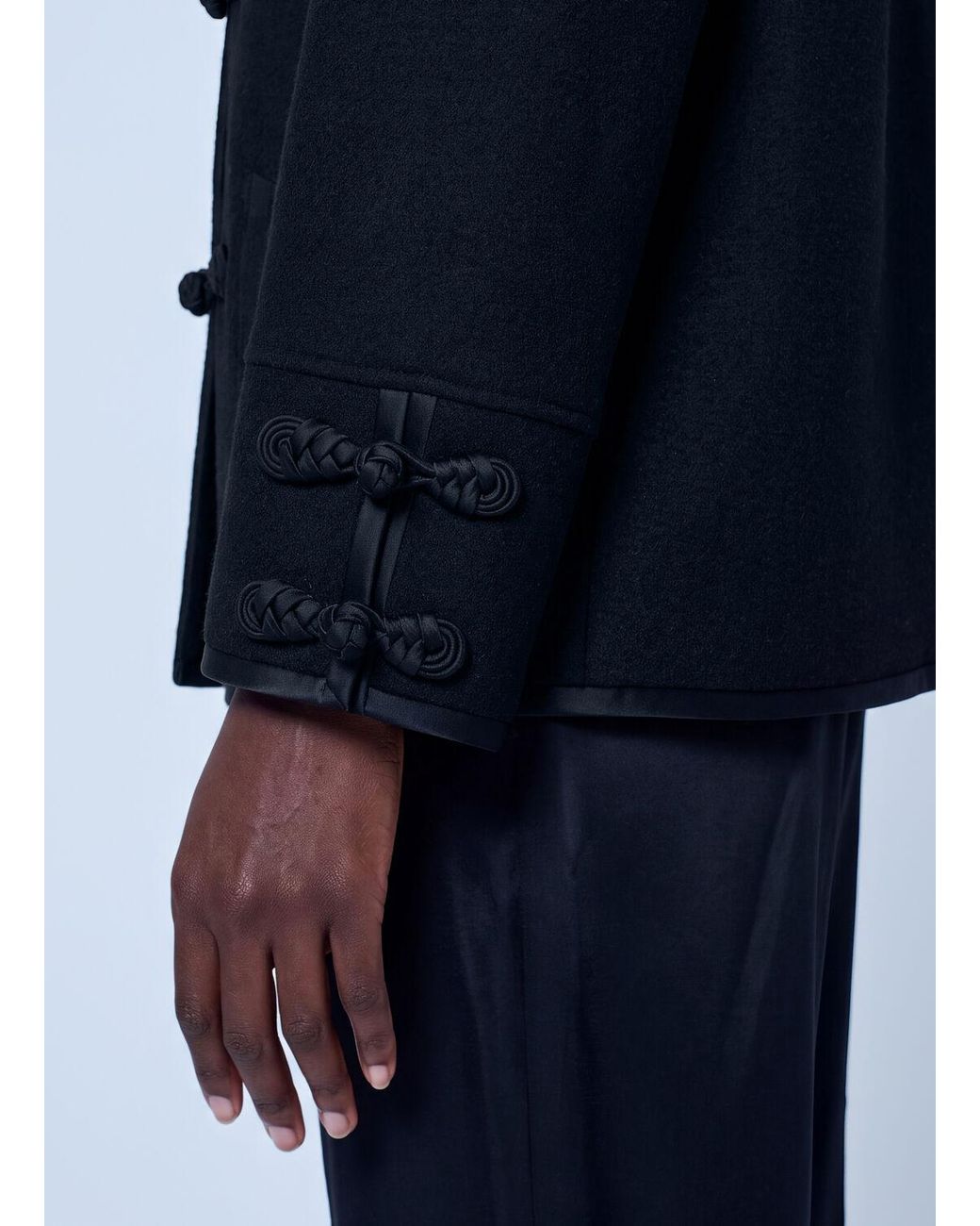 Rohe Blue Double-Faced Wool Pankou Jacket