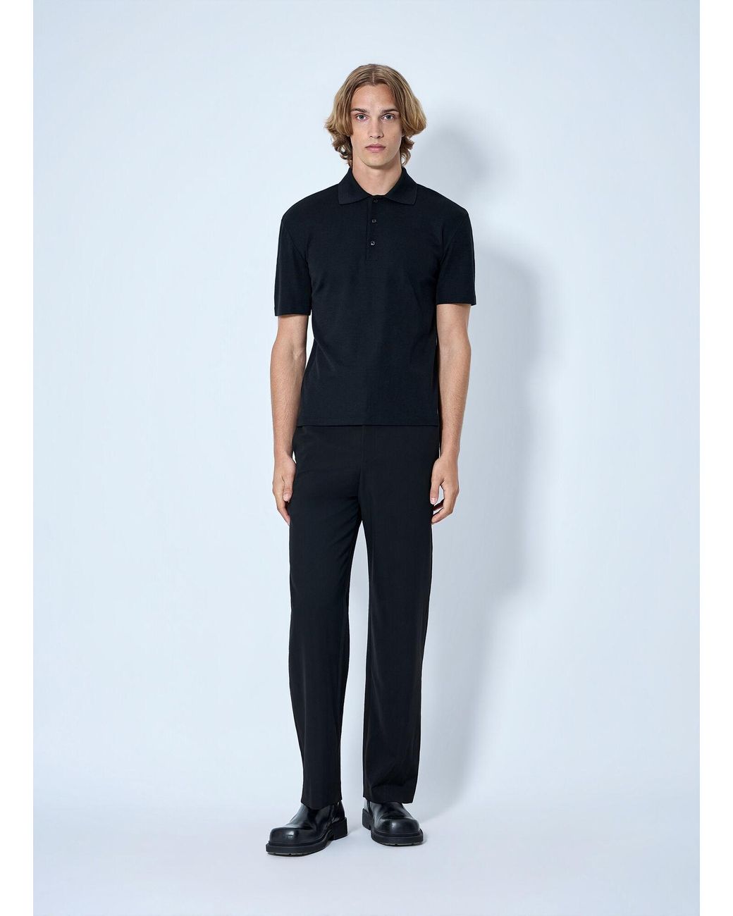 The Row Blue Mistral Polo Shirt for men