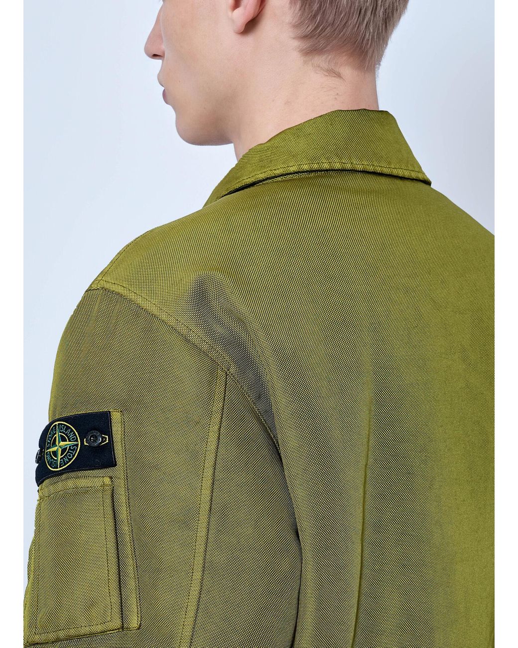 Stone Island Green Utility Field Jacket for men