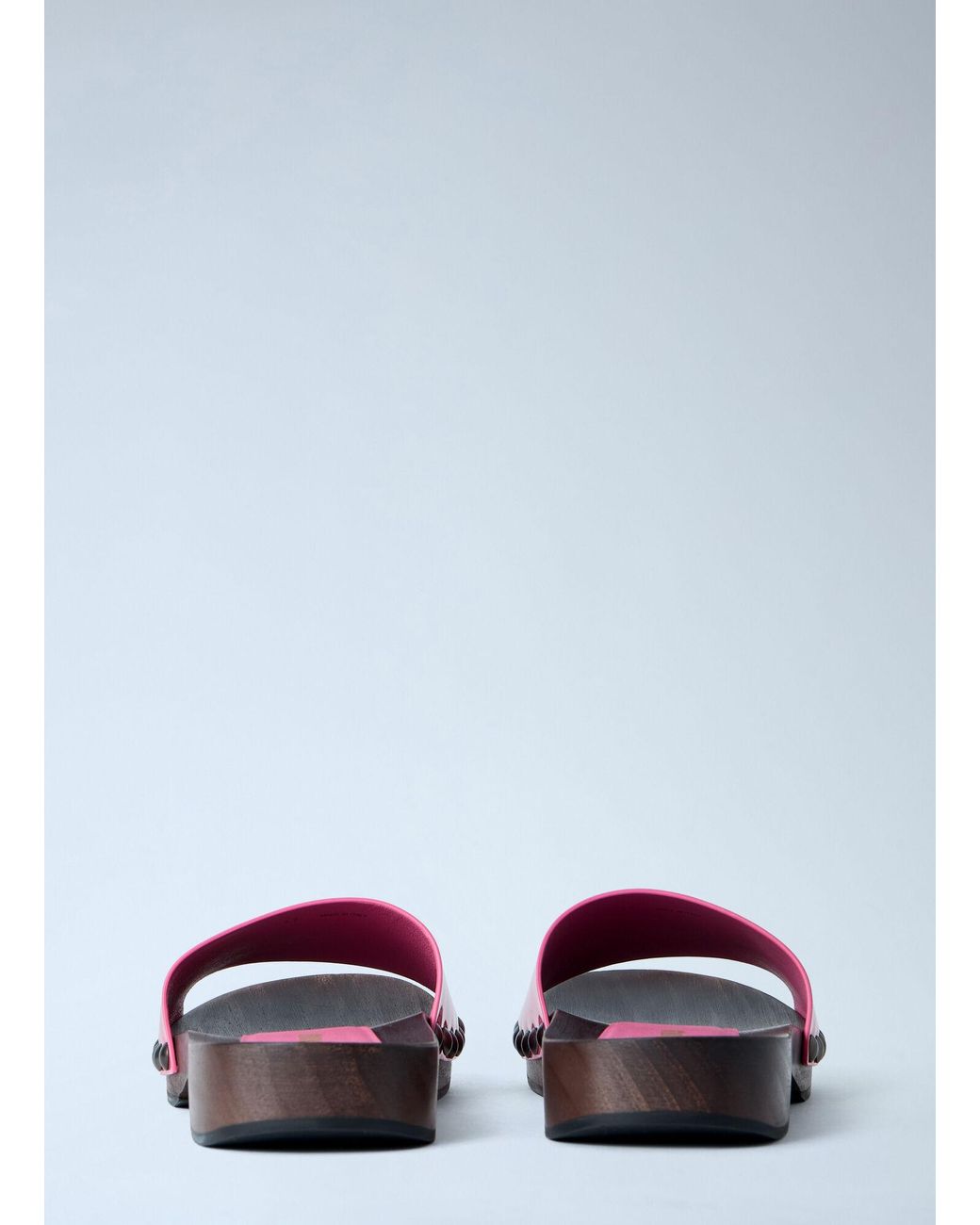 Miu Miu White Studded Slide Sandals