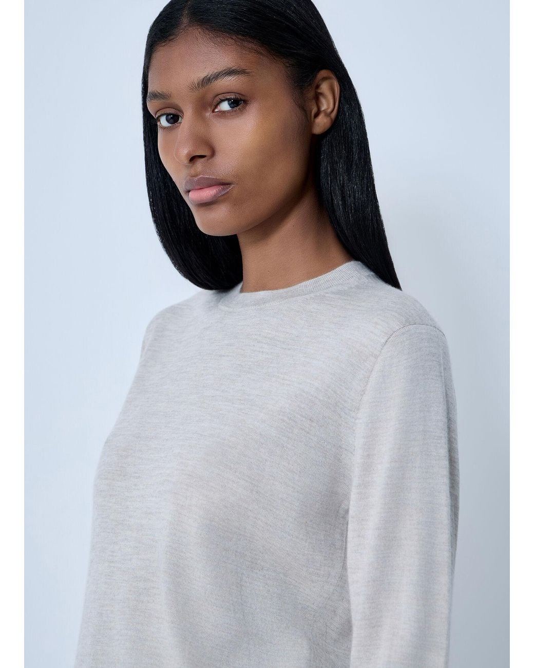Max Mara White Cashmere Sweater