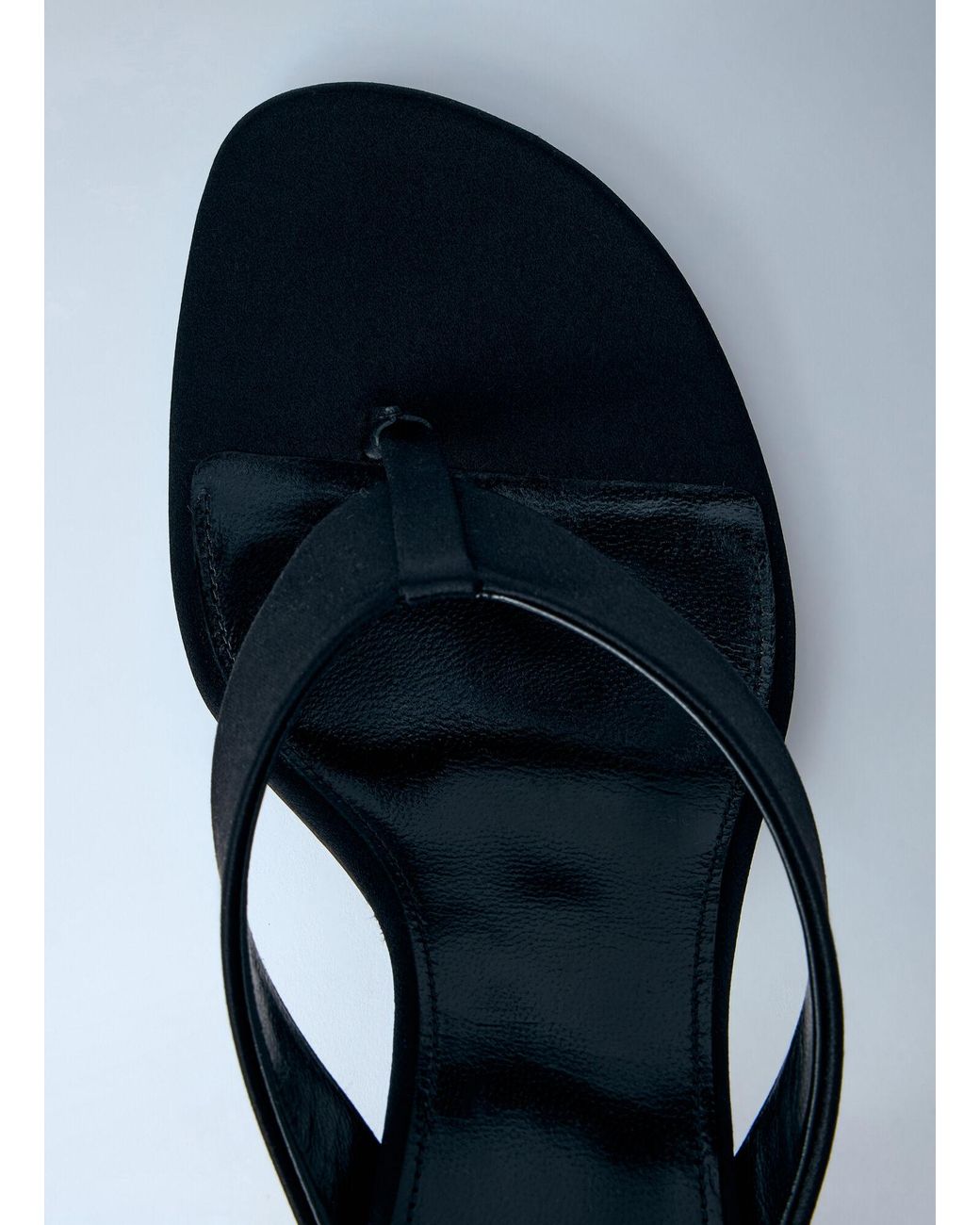 Saint Laurent Black Satin Opyum Mules