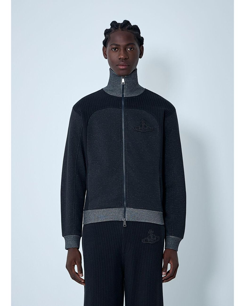 Vivienne Westwood MAN ハイネック ポマージャケット Vivienne Westwood Alien Track Jacket in Blue for Men | Lyst