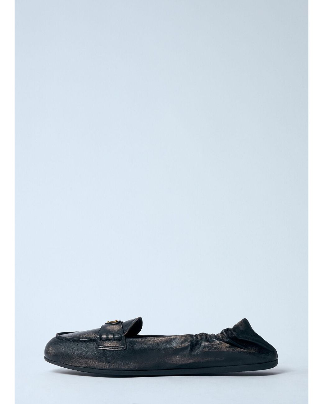 Prada Multicolor Logo Plaque Loafters