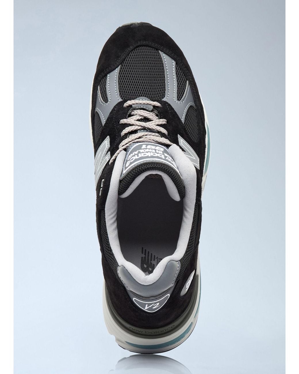 New Balance White 991 Sneakers