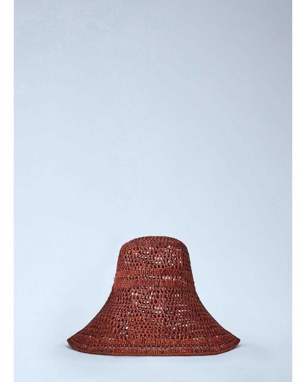 Chloé Brown Chloé Raffia Capeline Hat