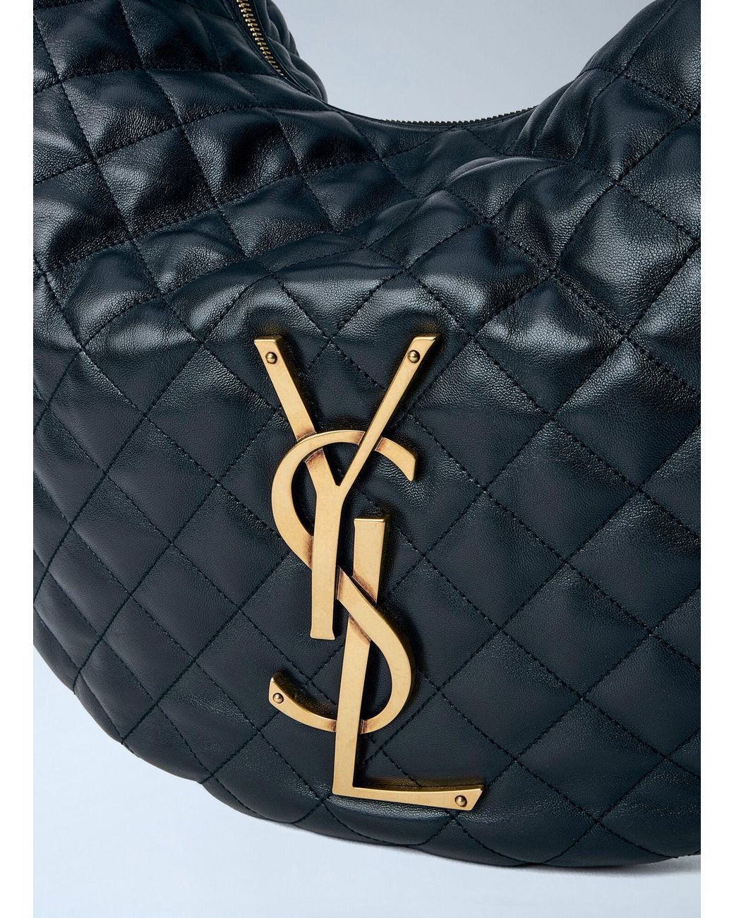 Saint Laurent Blue Icare Hobo Shoulder Bag