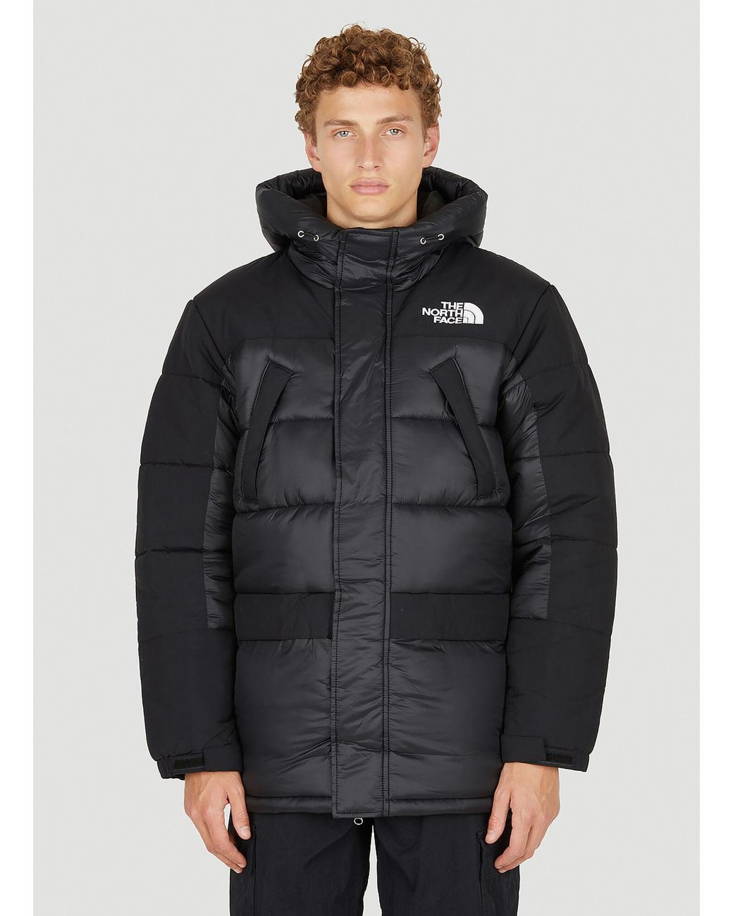 The North Face Himalayan Insulated Parka Jacket in Gray for Men | Lyst