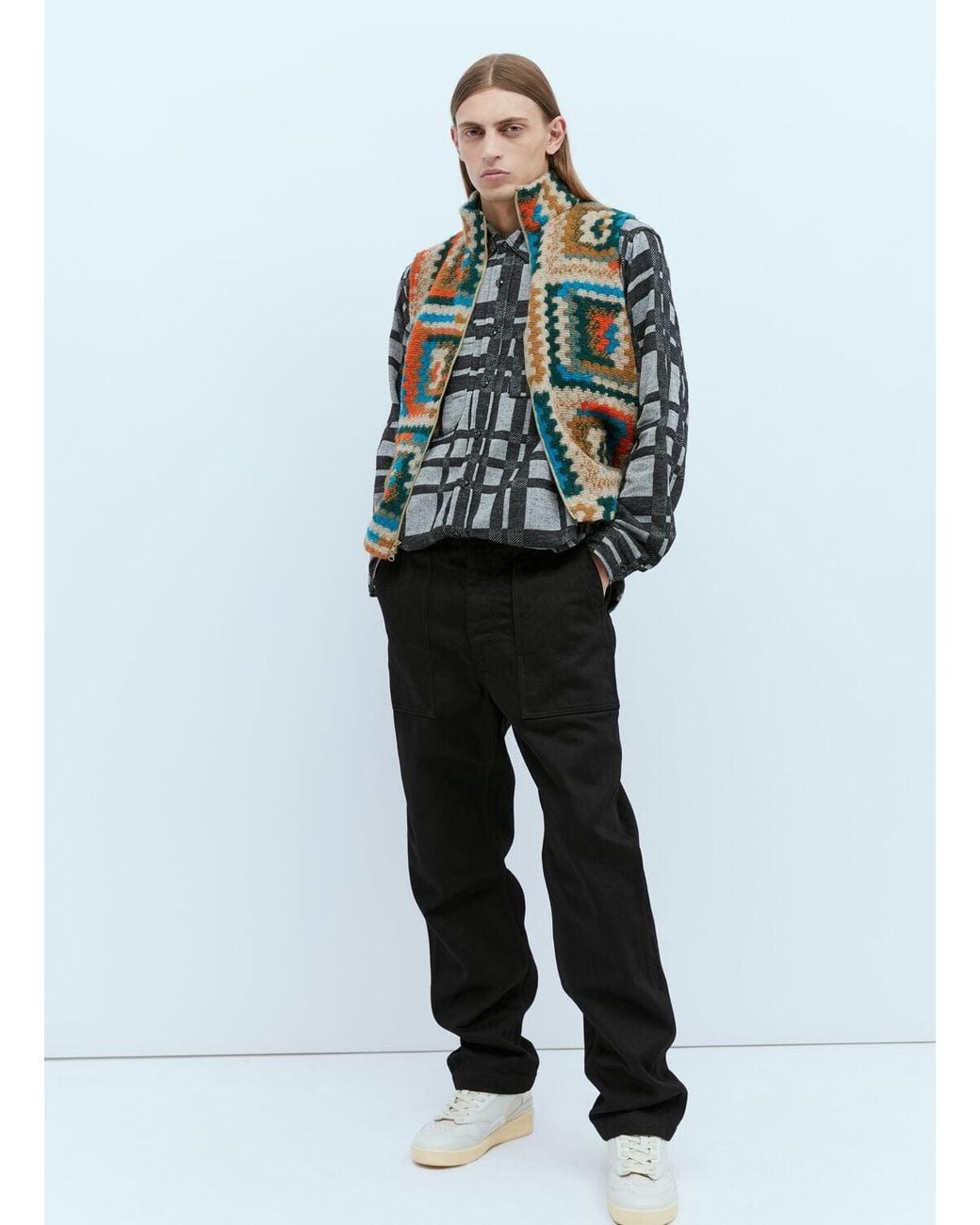Engeneere Engineered Garments Check Work Shirt in Blue for Men | Lyst