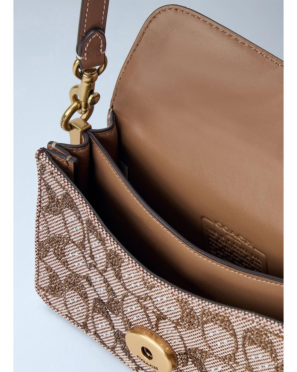 COACH Gray Soft Tabby Shoulder Bag 20