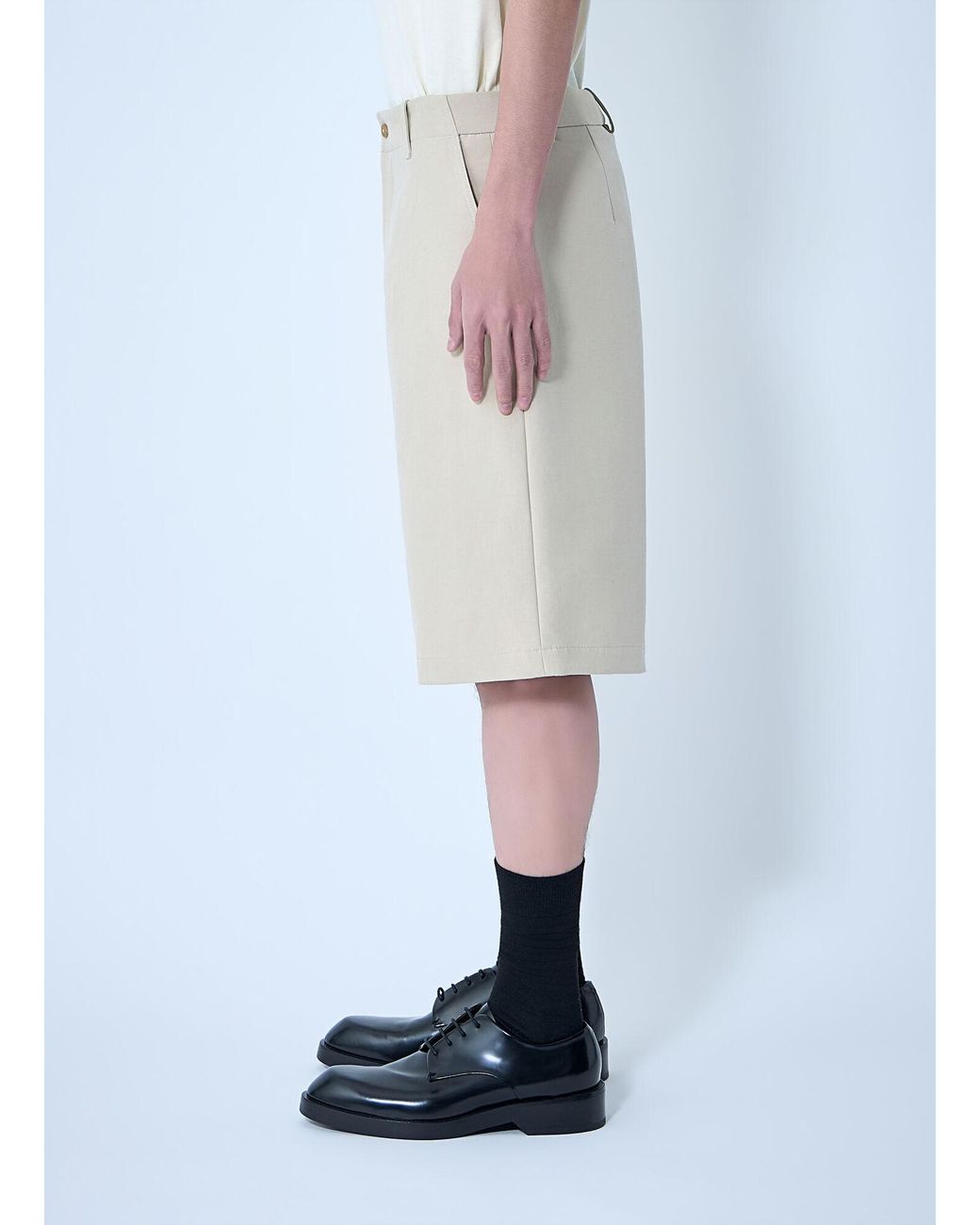 Jacquemus Natural Le Short Camargue for men