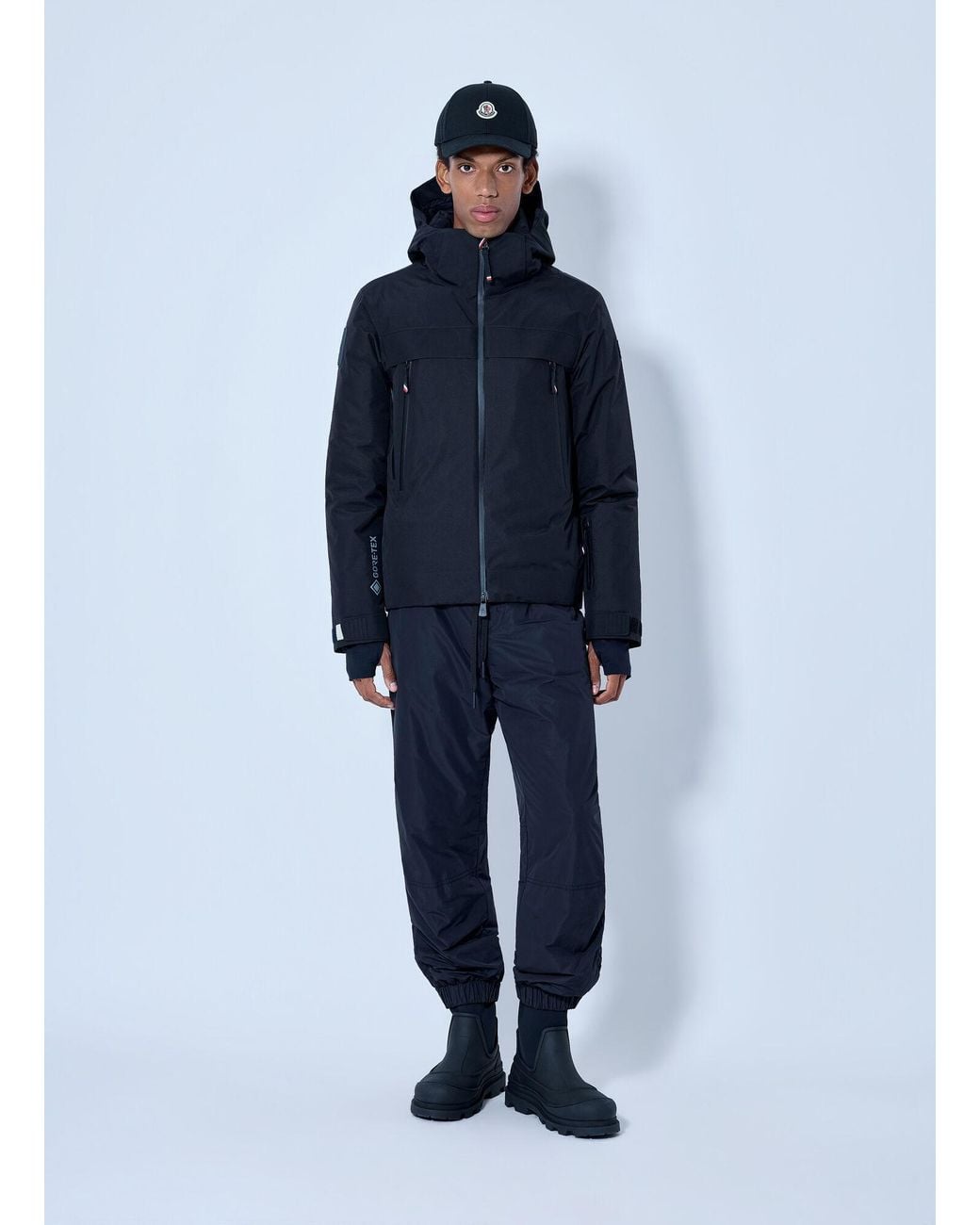 Moncler Blue Balmhorn Hooded Gore-Tex Insulated Ski Jacket for men