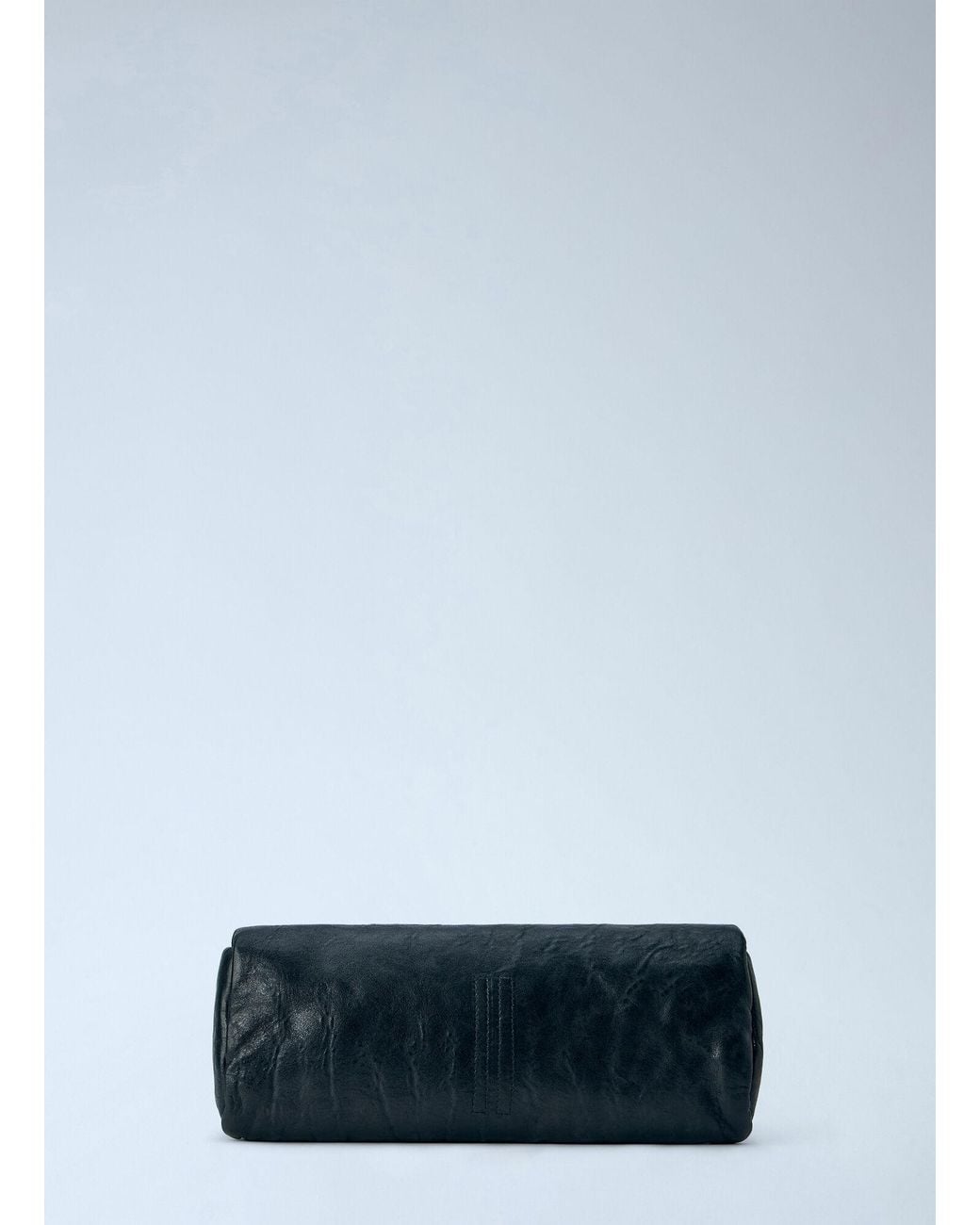 Rick Owens Blue Soft Leather Clutch