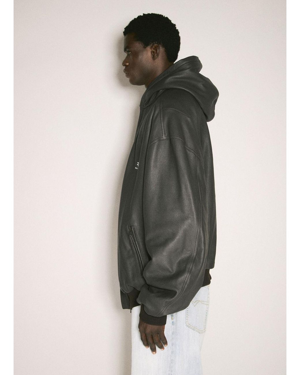 Balenciaga Taxi Blouson Jacket in Gray for Men | Lyst