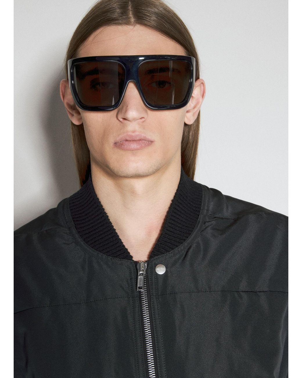 Rick Owens Gray Jumbo Flight Vest for men