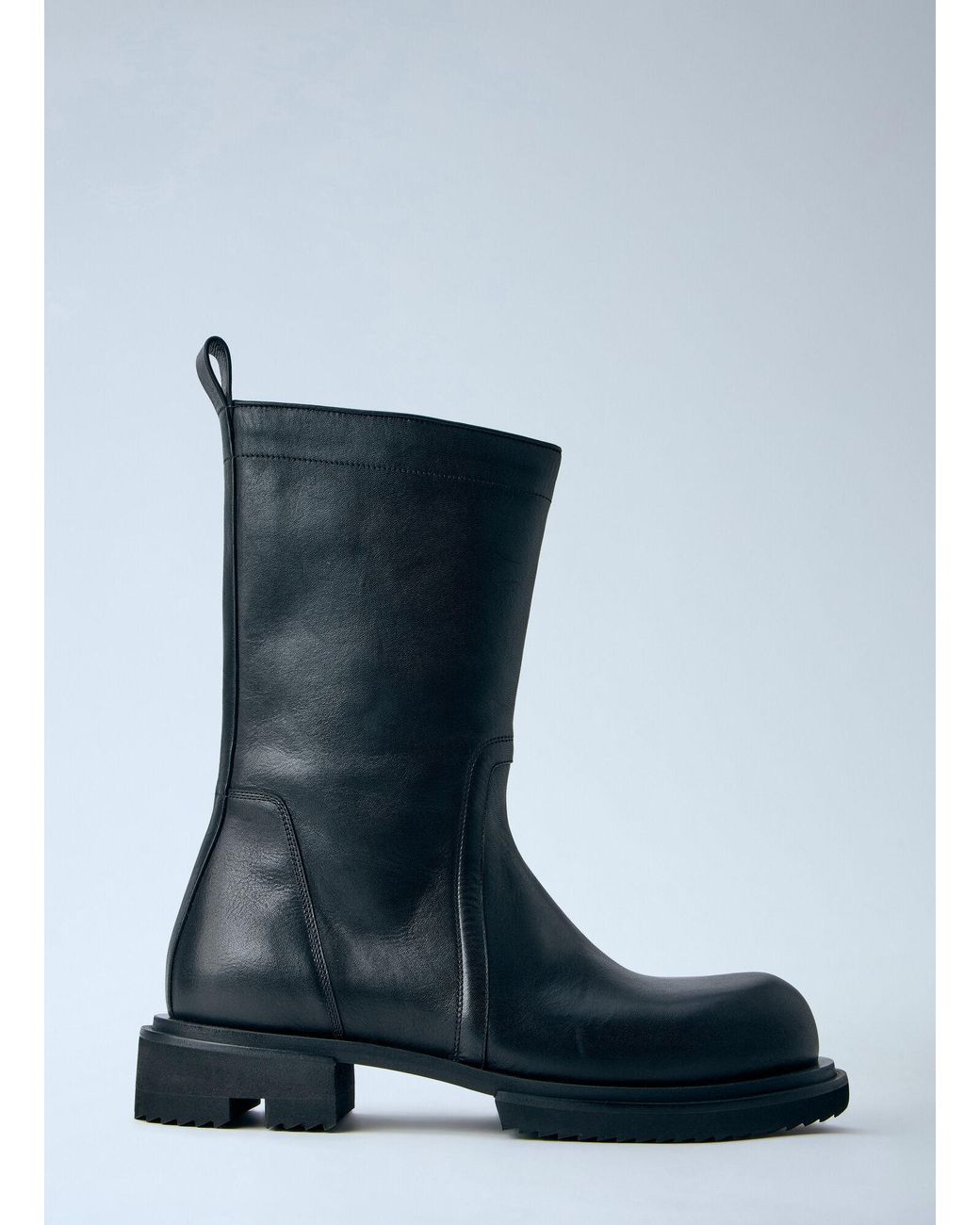 Rick Owens Blue Creeper Gabe Boots for men
