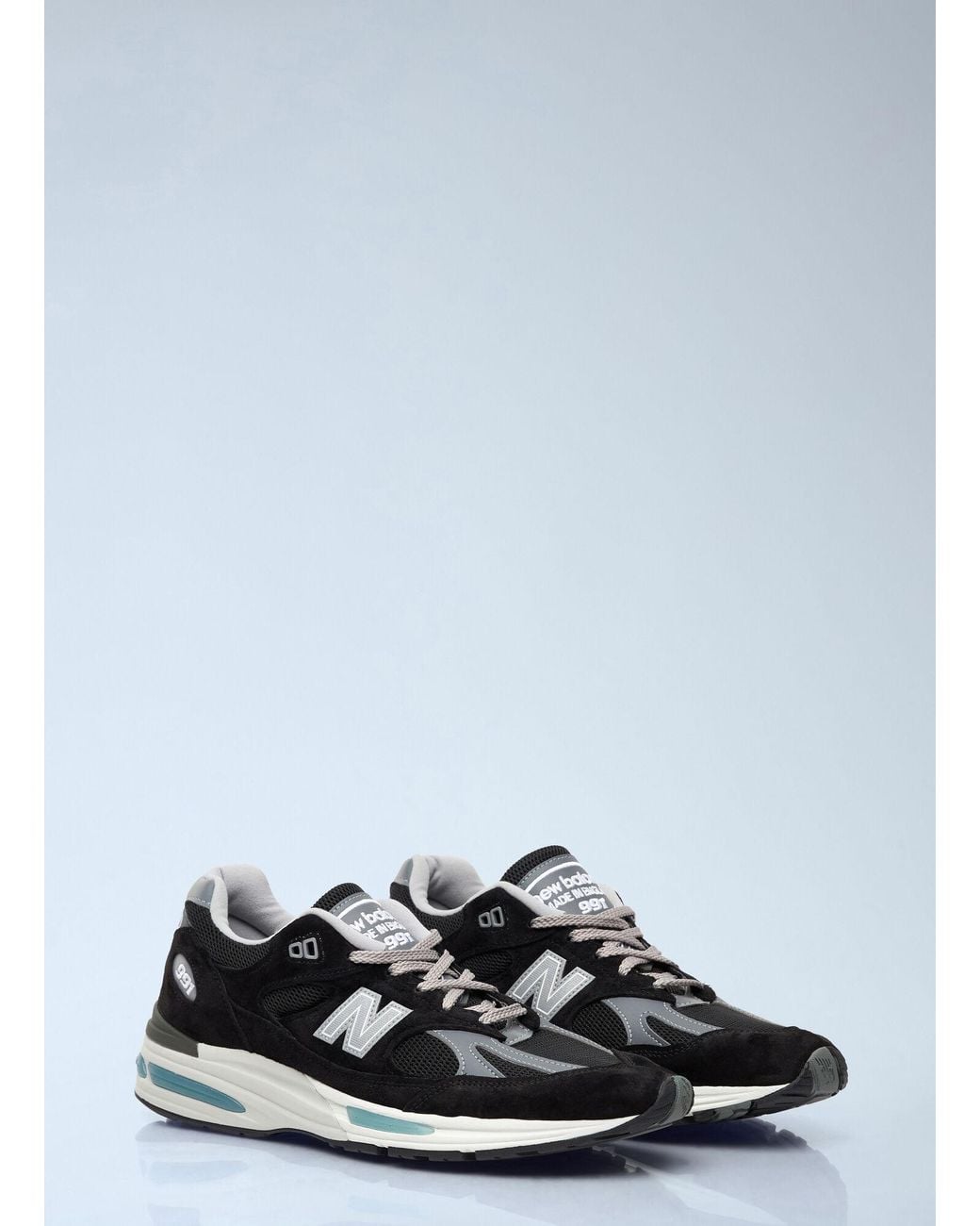 New Balance White 991 Sneakers