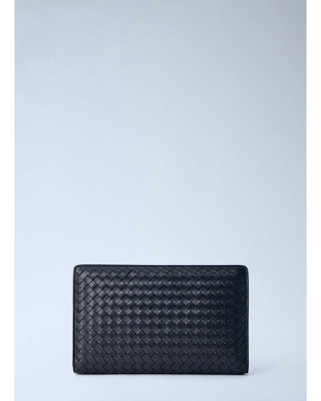 Bottega Veneta Blue Agenda Clutch