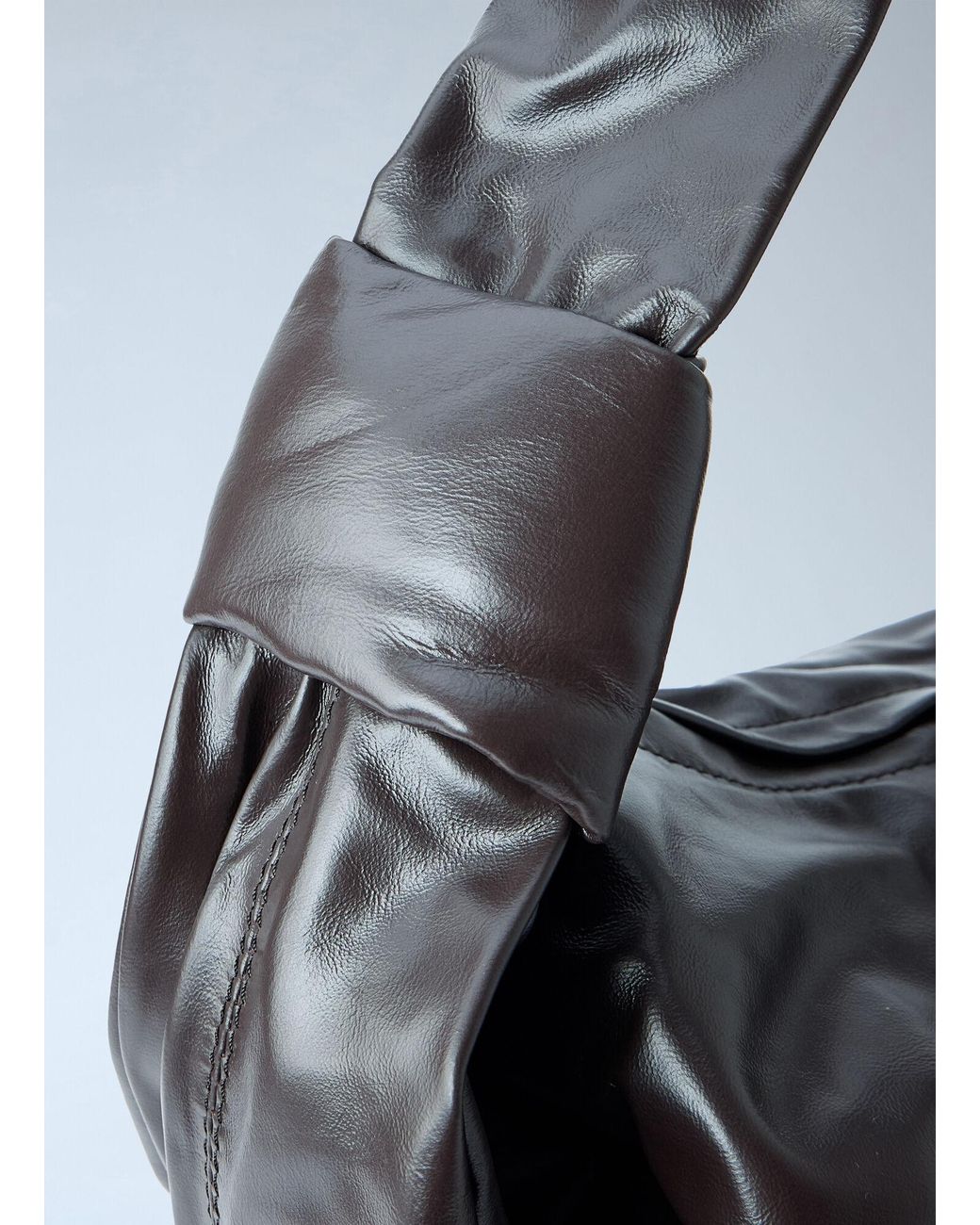 Lemaire Gray Large Soft Croissant Bag