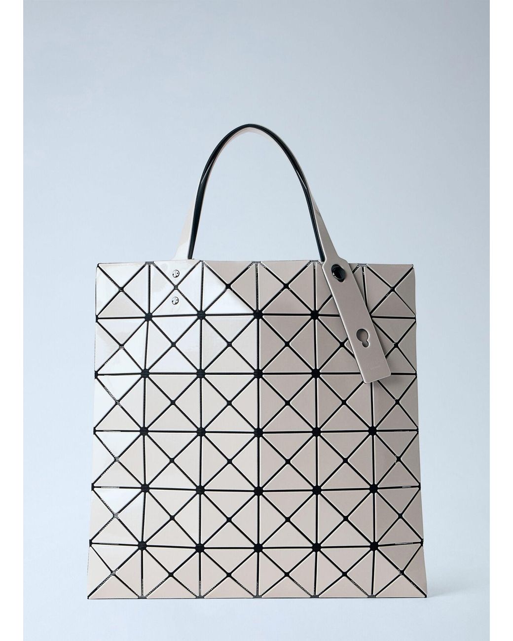 Issey Miyake Blue Lucent Basics Geometric Tote Bag