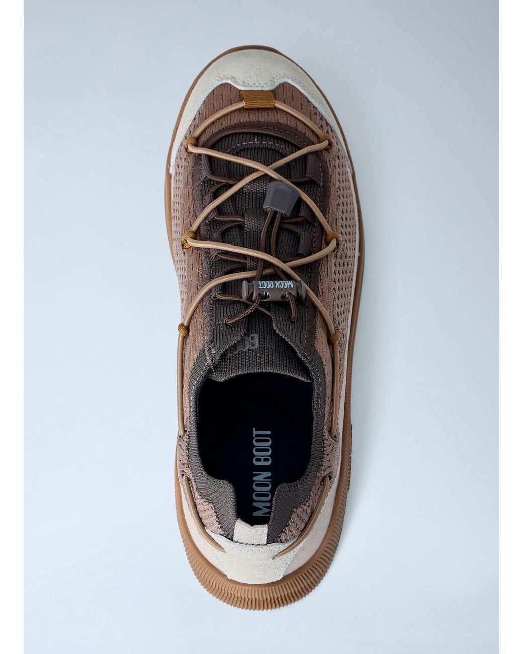 Moon Boot White Mb Moonlight Mesh Panel Sneakers