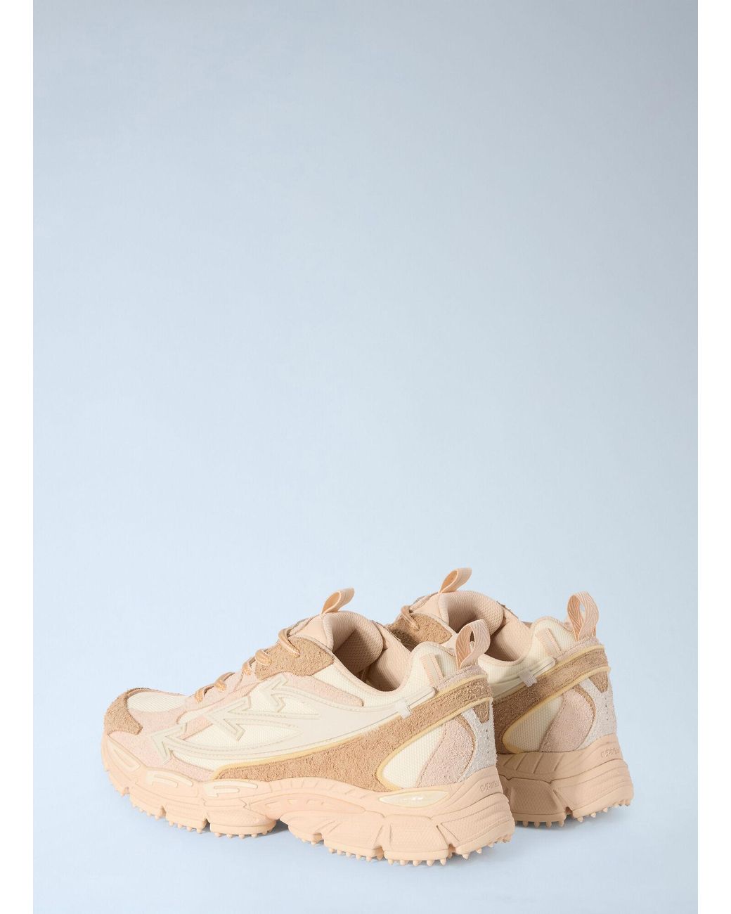 Off-White c/o Virgil Abloh Blue Be Right Back Suede Sneakers