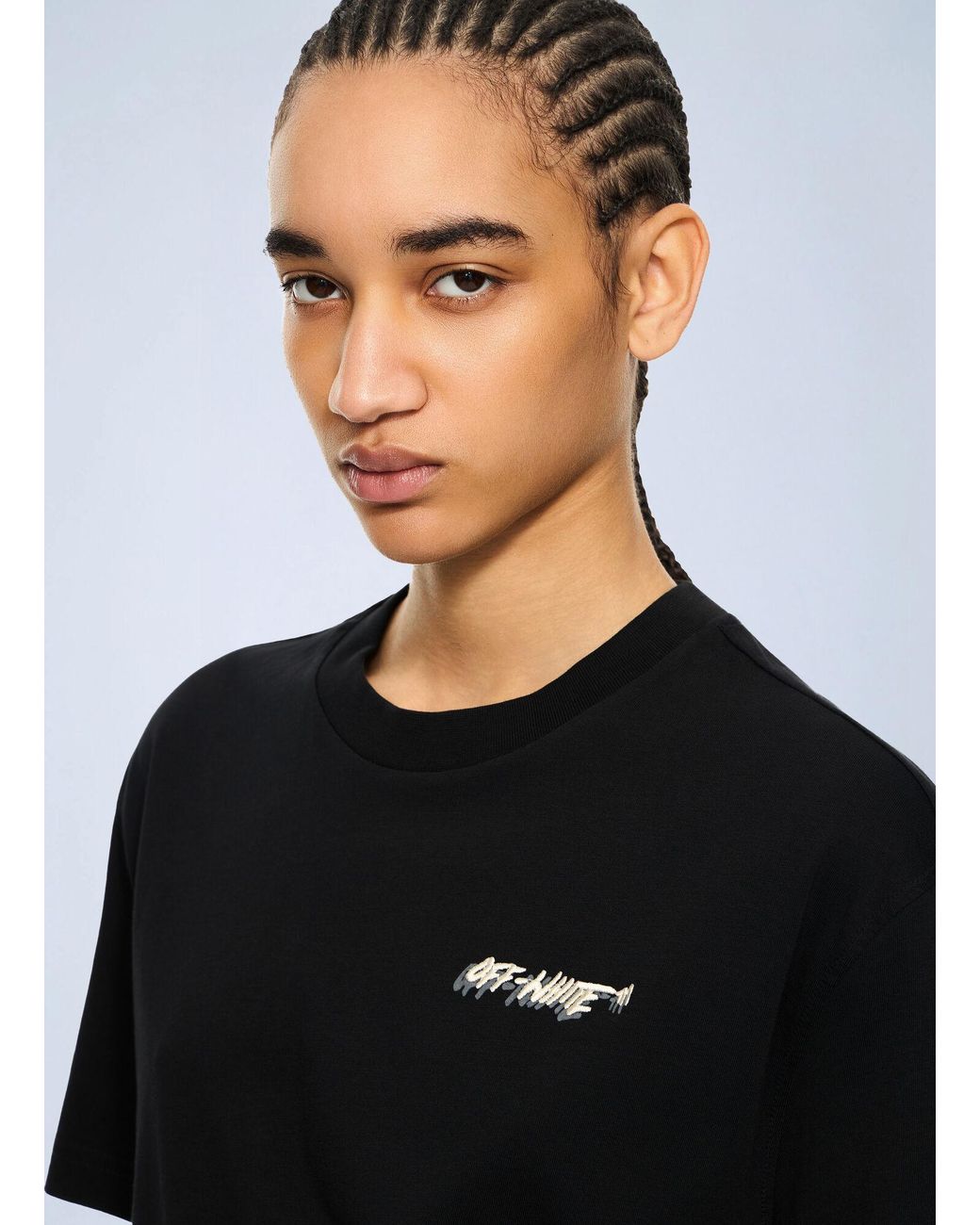 Off-White c/o Virgil Abloh Black Shadow Logo T-Shirt