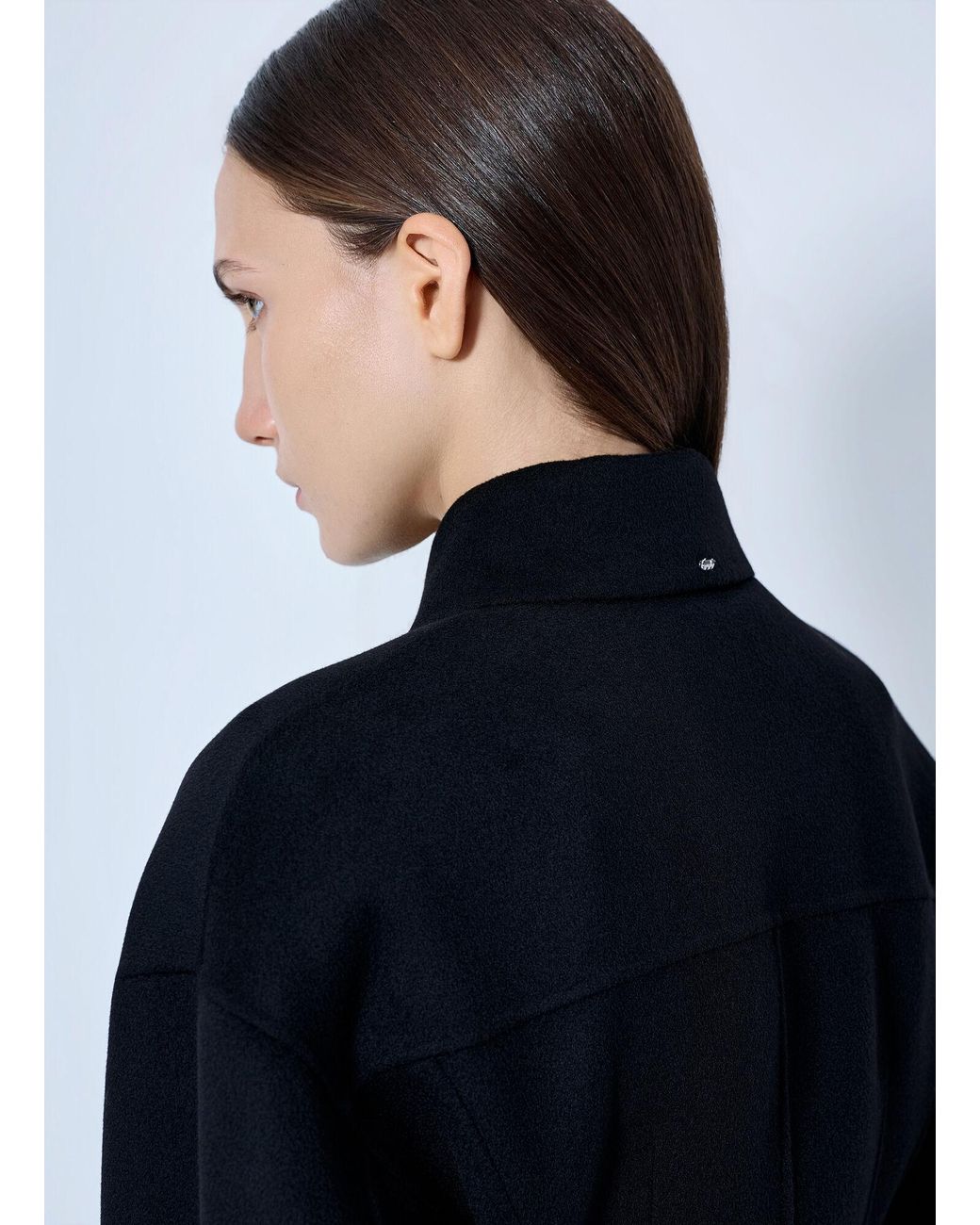 Sportmax Blue Structured Button-Down Jacket