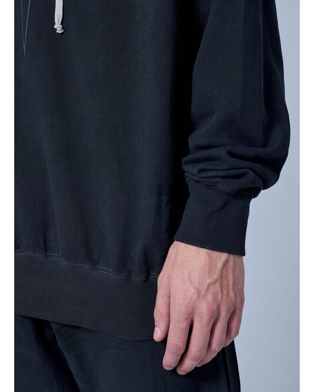 Rick Owens Blue Drkshdw Oversized Hoodie for men