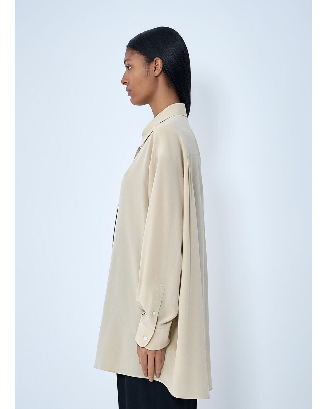 The Row White Luka Shirt