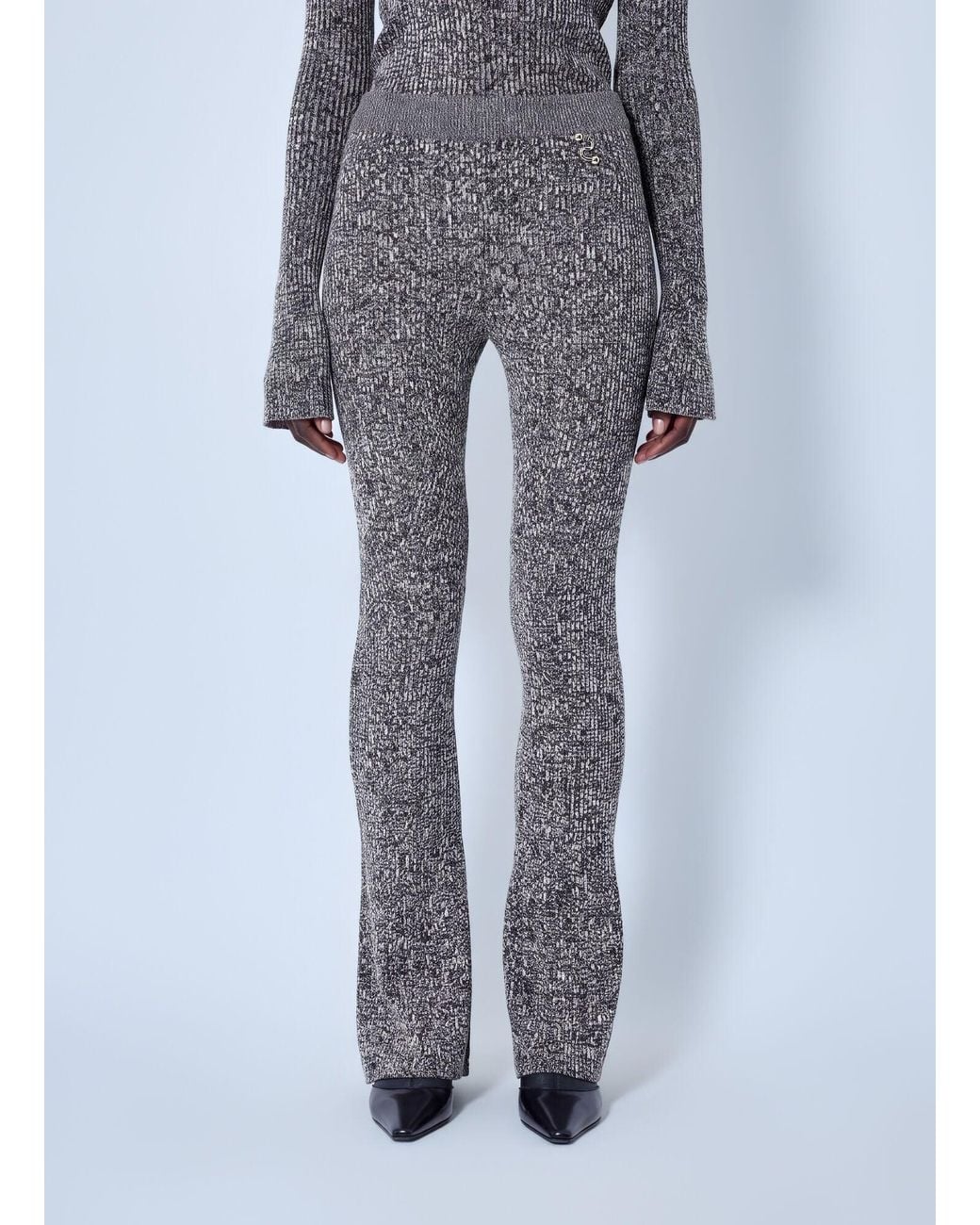 Sportmax Gray Velo Wool Pants