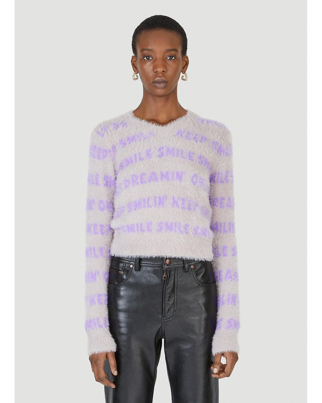 stella mccartney purple sweater