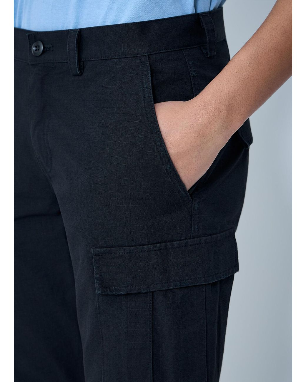 Balenciaga Blue Capri Cargo Pants