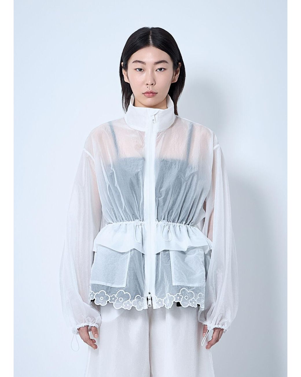 【Cecilie Bahnsen】ARLO JACKET White Arlo Jacket by Cecilie Bahnsen on Sale