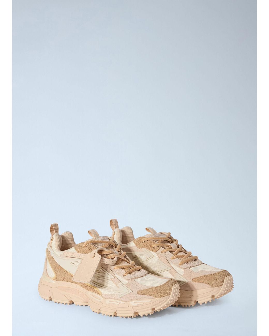 Off-White c/o Virgil Abloh Blue Be Right Back Suede Sneakers